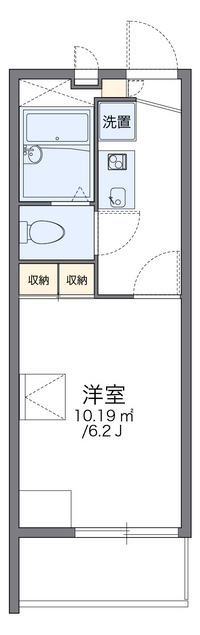 レオパレスミストラル千里 間取り図