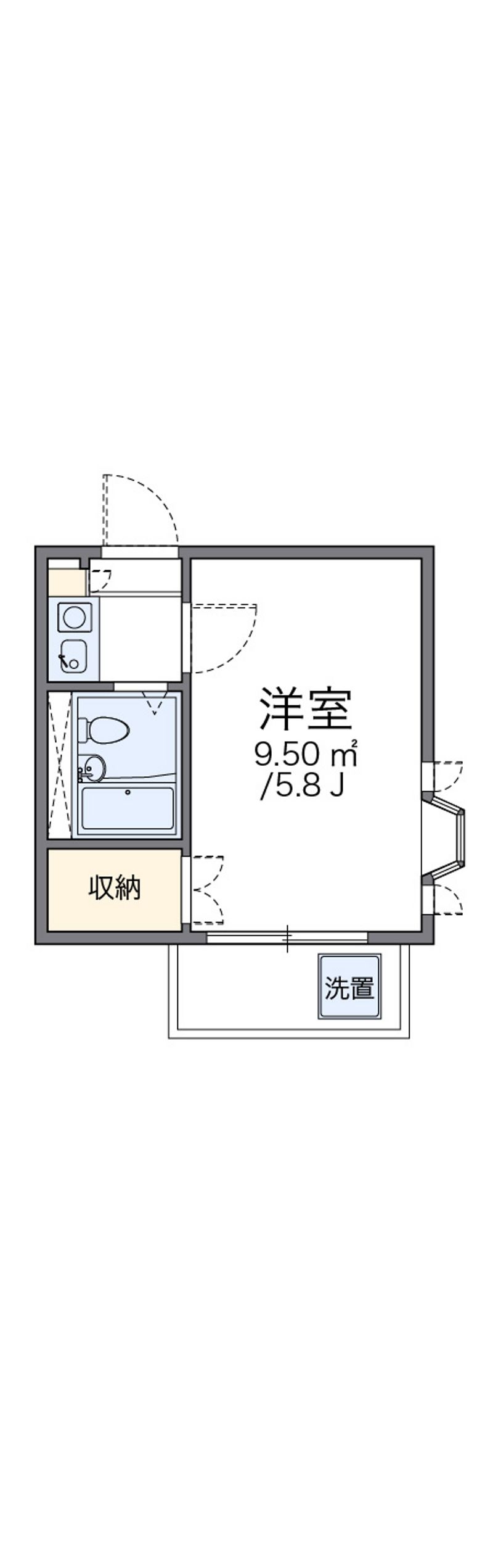 leopalace Nishi Arai Dai1 Floor plan