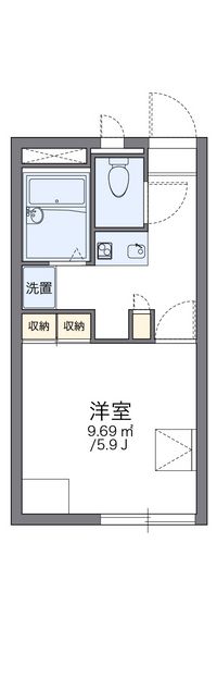 レオパレスアミニティ 間取り図