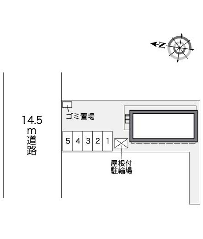 レオパレスリラ美香保 配置図