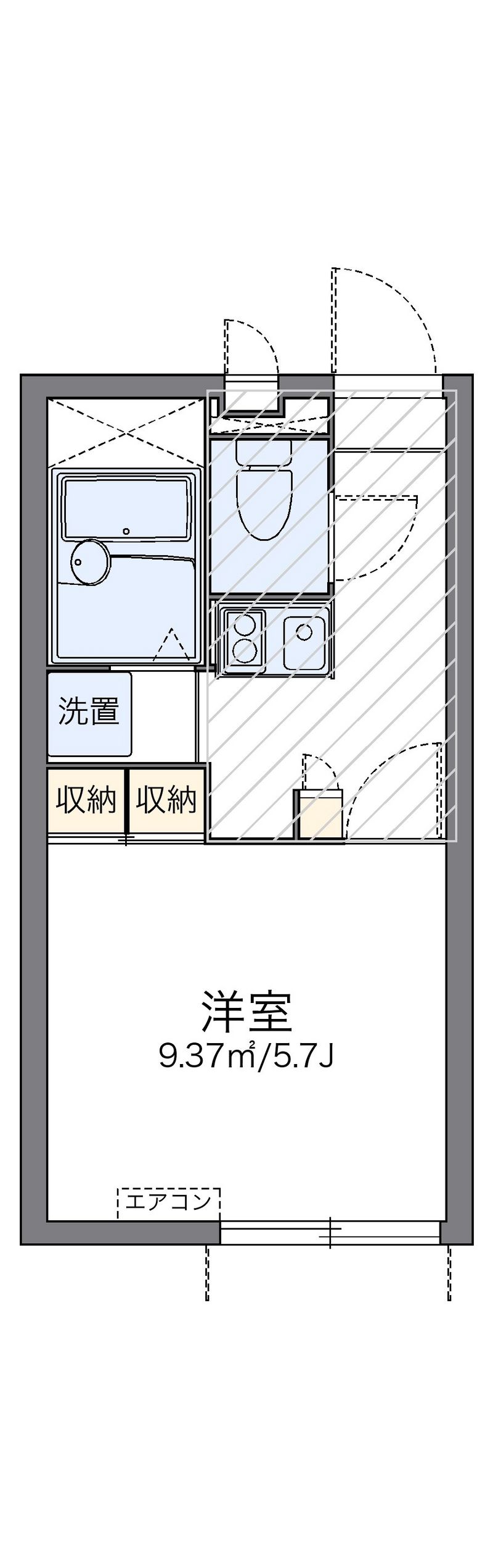 レオパレスコスモス 間取り