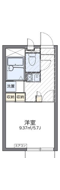 レオパレスコスモス 間取り図