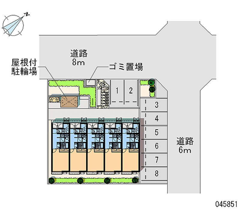 45851 bãi đậu xe hàng tháng