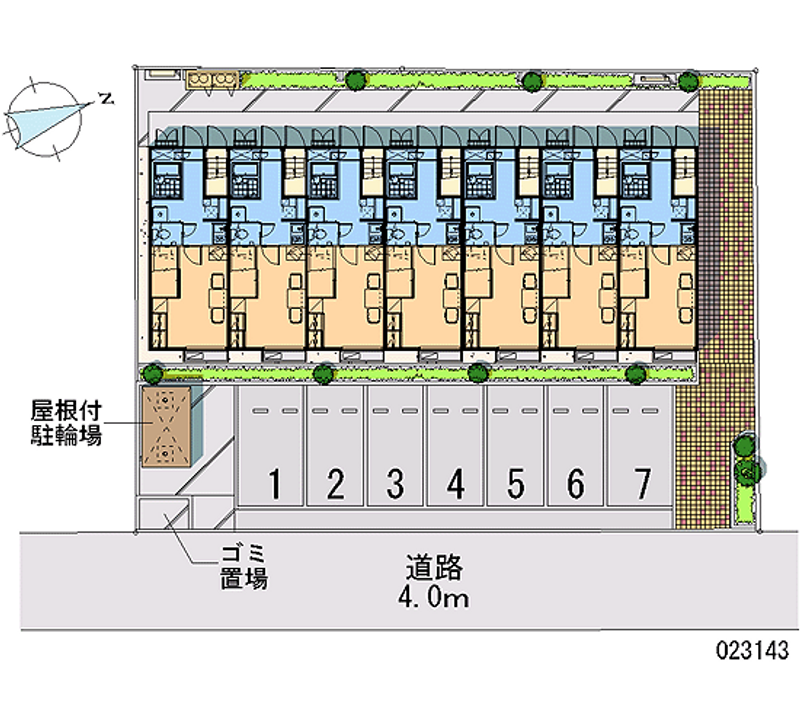 23143 Monthly parking lot