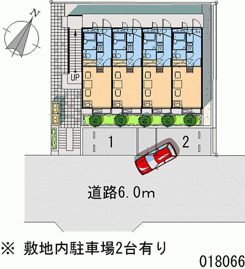 レオパレスハルミ 区画図