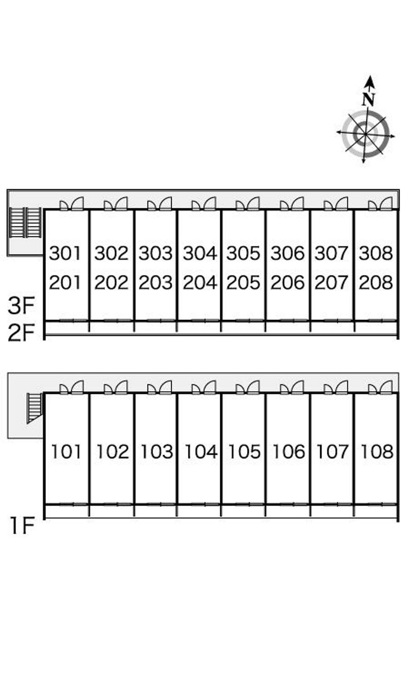 レオパレスベイブリーズそが 間取り配置図