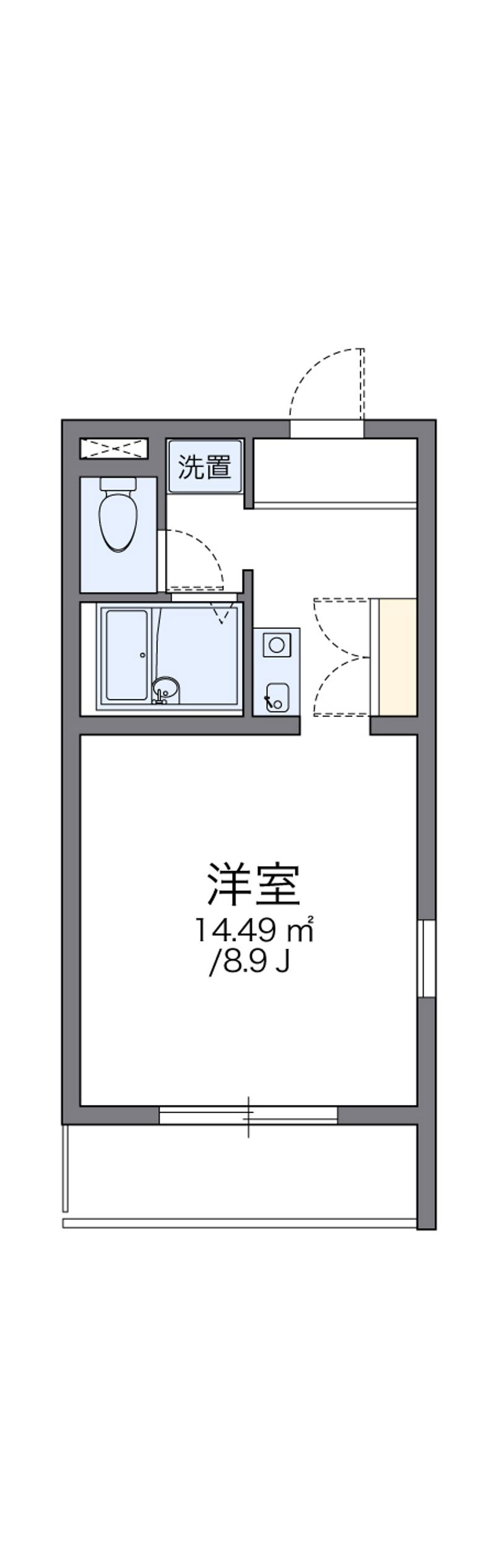 レオパレスエースⅡ 間取図