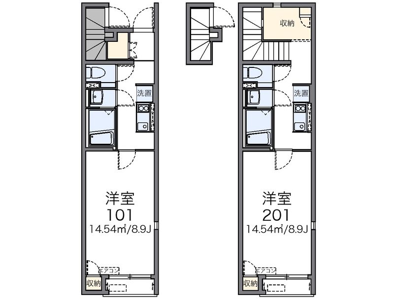 レオネクストスィングアイランド 間取図