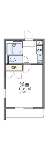 レオパレスナカノ 間取り図