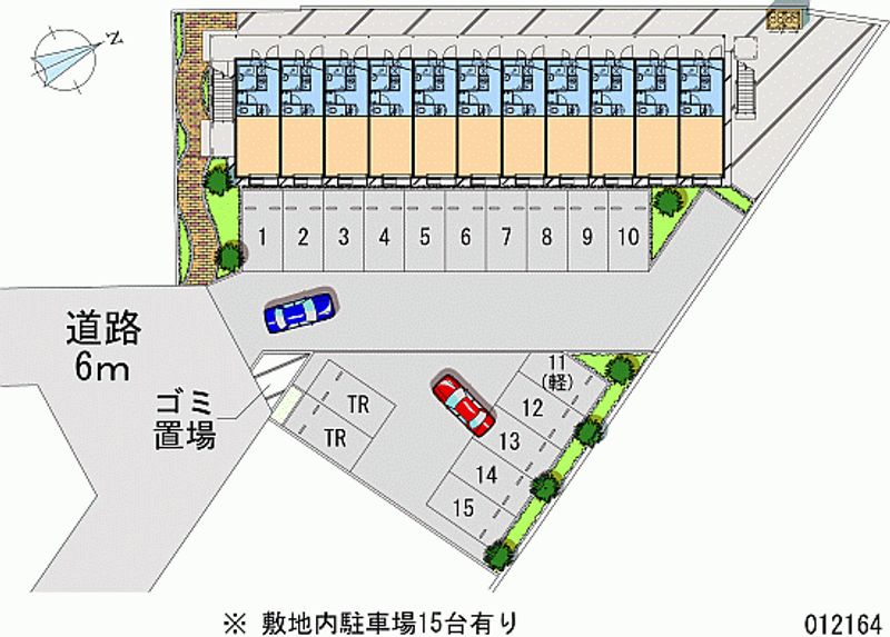 レオパレスセントラルパークサイド 月極駐車場