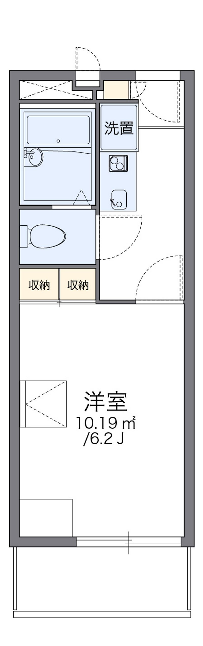 レオパレスヴァンⅡ 間取図