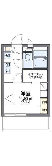 レオパレスル　コントワールⅥ 間取り図