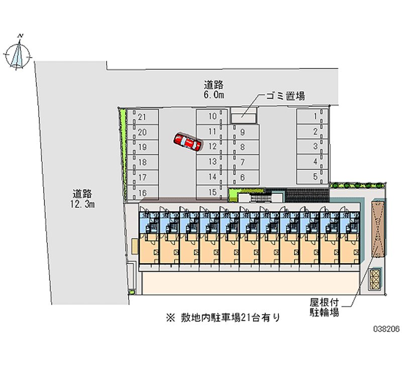 38206 Monthly parking lot