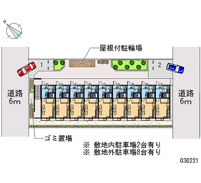 レオパレスエクセラン 月極駐車場