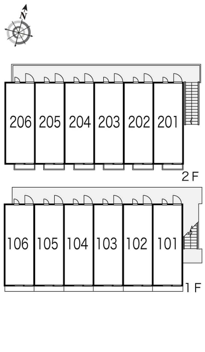 レオパレスＫＯＴＯＨ 間取配置図