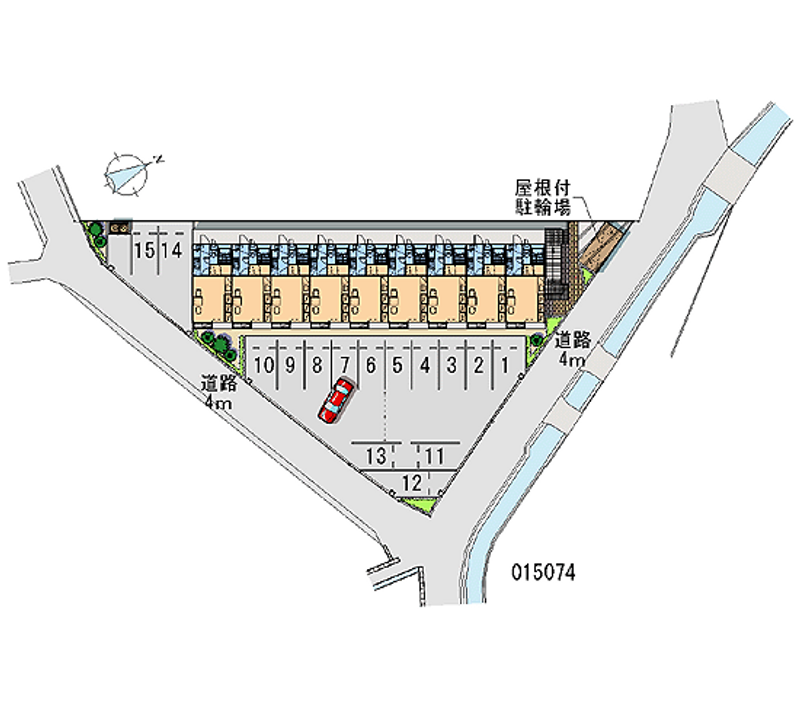 15074 Monthly parking lot