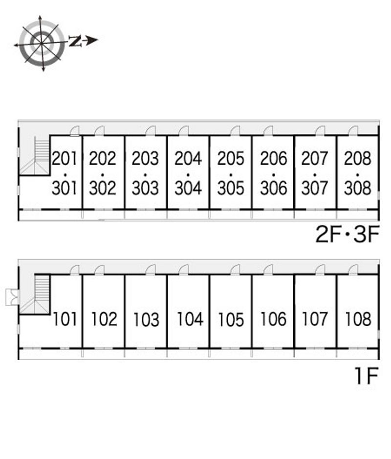 レオパレスエスペランサ 間取配置図