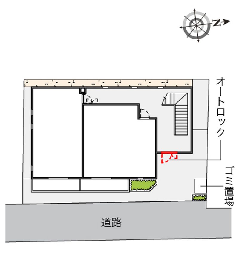 レオパレスＫ・Ｒｏｙａｌ 配置図