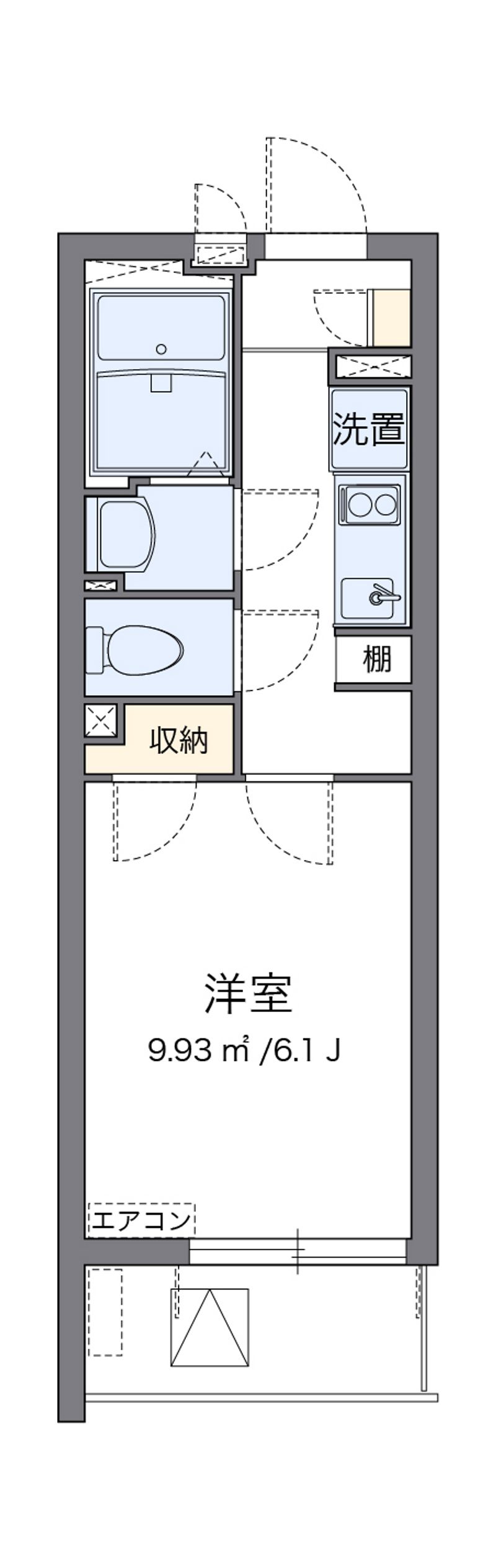 クレイノラ　メゾン根岸 間取図