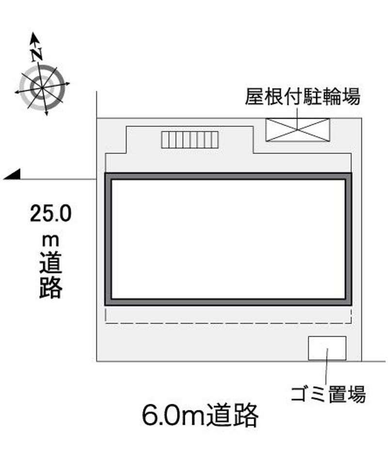 レオパレスグリーンメゾン 配置図