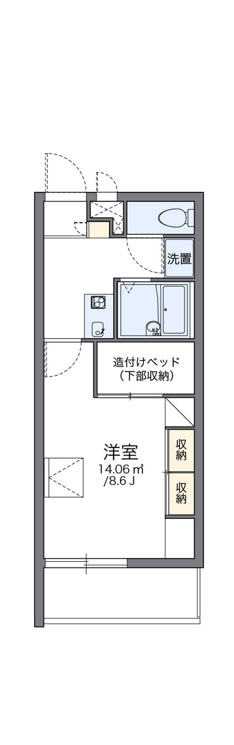 レオパレスＦＬＯＲＩＡⅣ 間取図