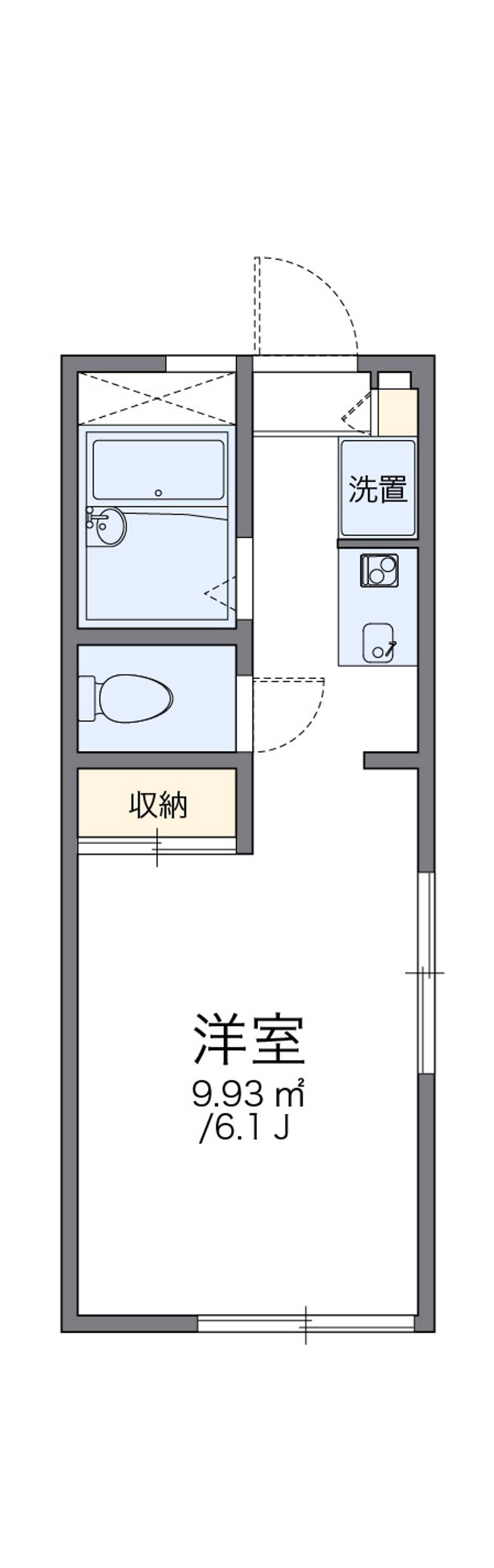 レオパレス田浦 間取図
