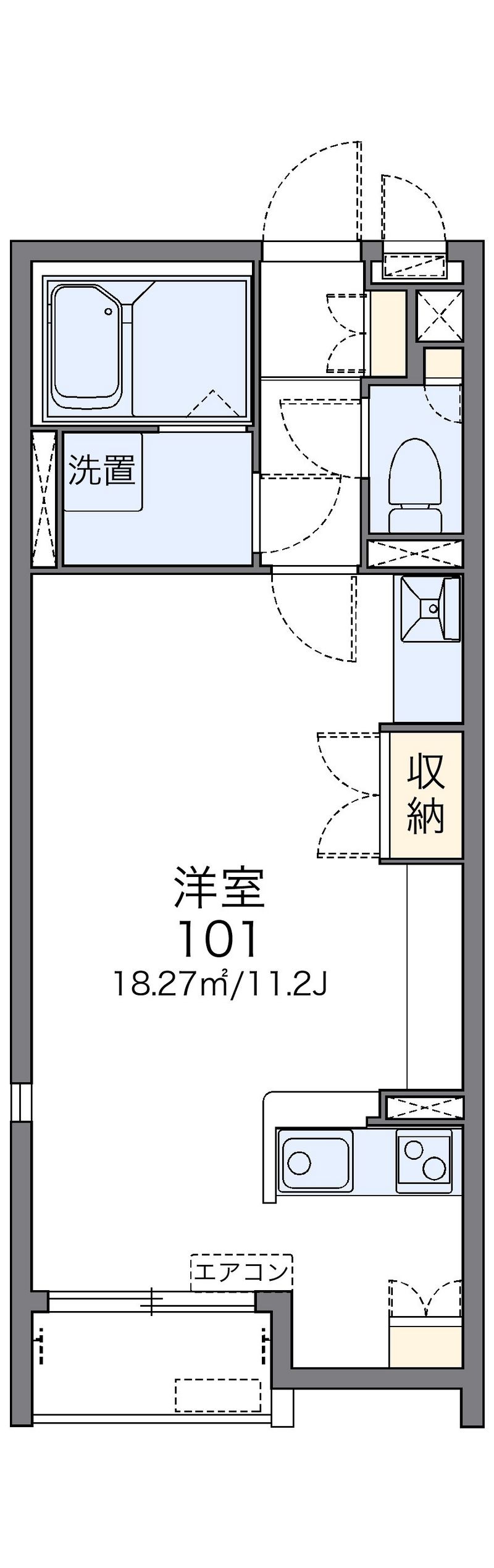 レオネクストセゾンコートⅡ 間取図