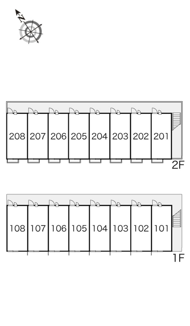 レオパレスＡＲＡＩ 間取配置図