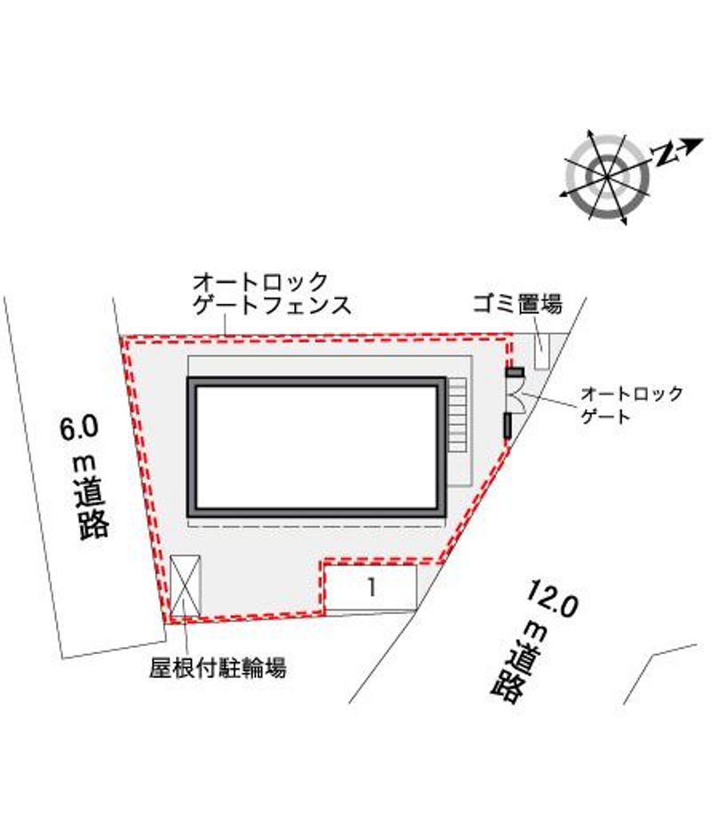 レオパレスダコタ 配置図