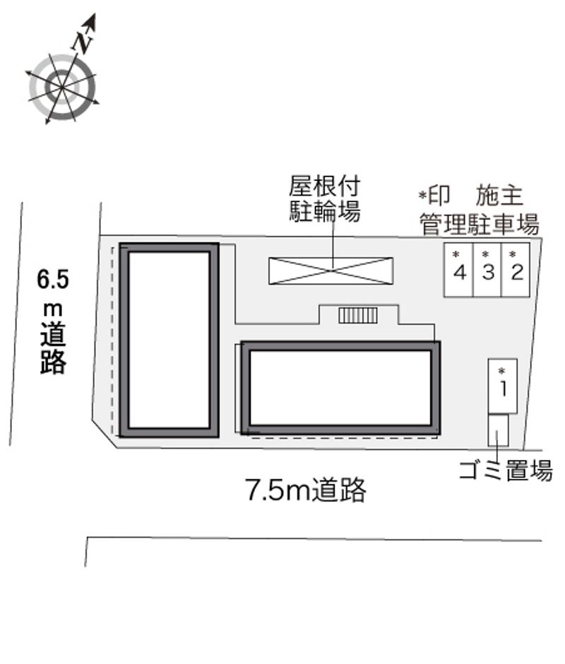 レオパレスヴィハール南六郷 配置図