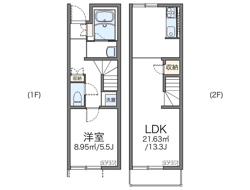 レオネクストクローナＡ 間取図