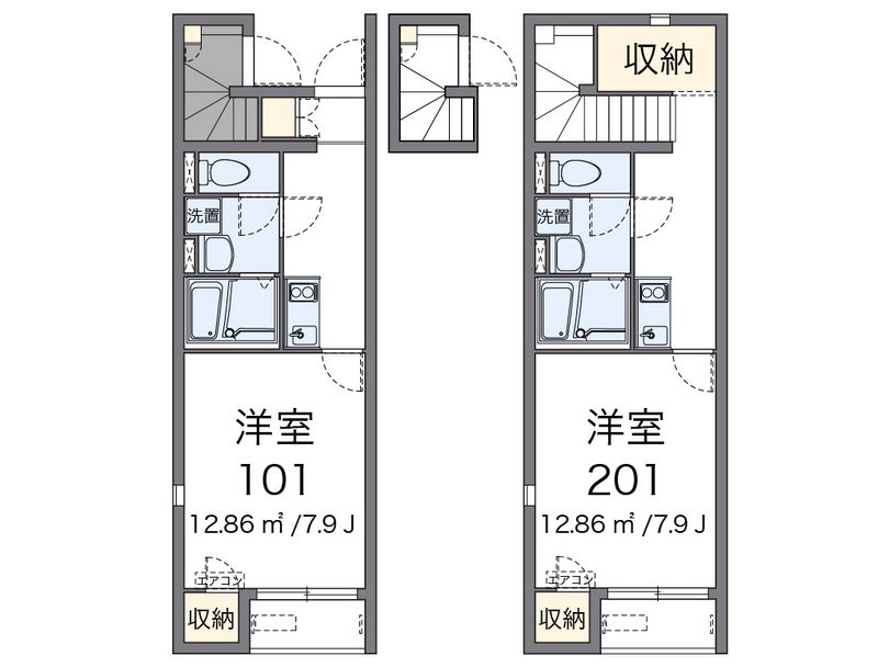 レオネクスト小鶴　二番館 間取図