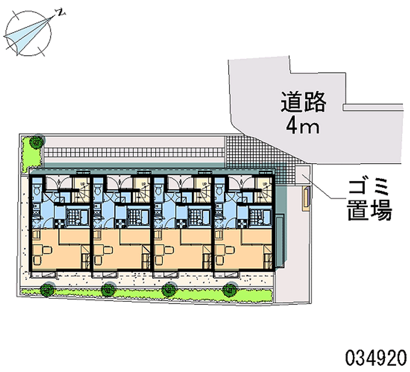 レオパレスリキ 区画図