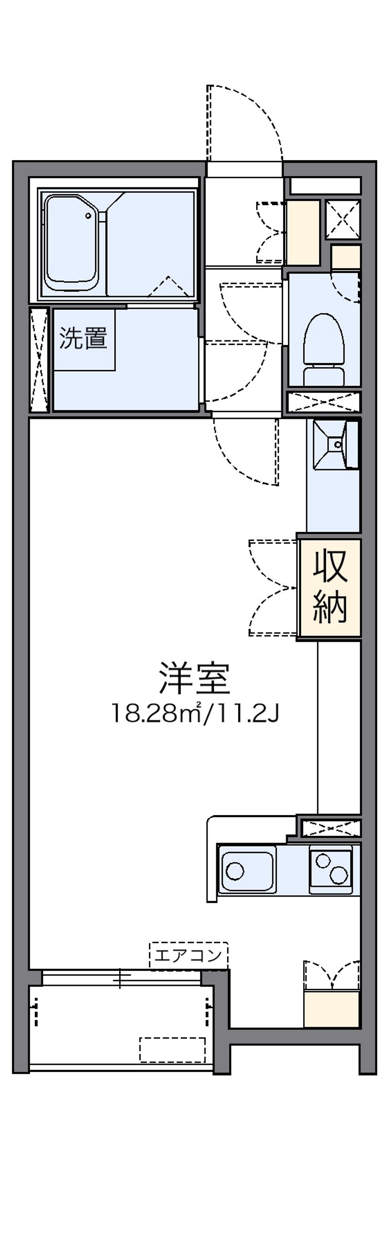 レオネクストコンフォート刀根山 間取図
