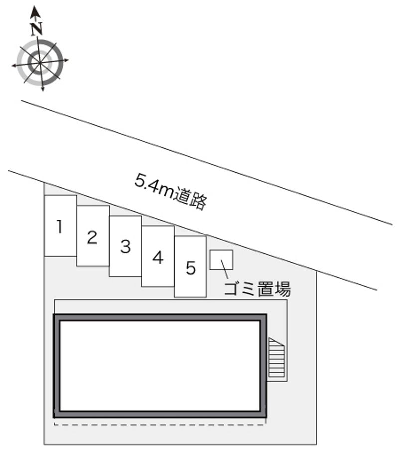 レオパレスアチェリ 配置図