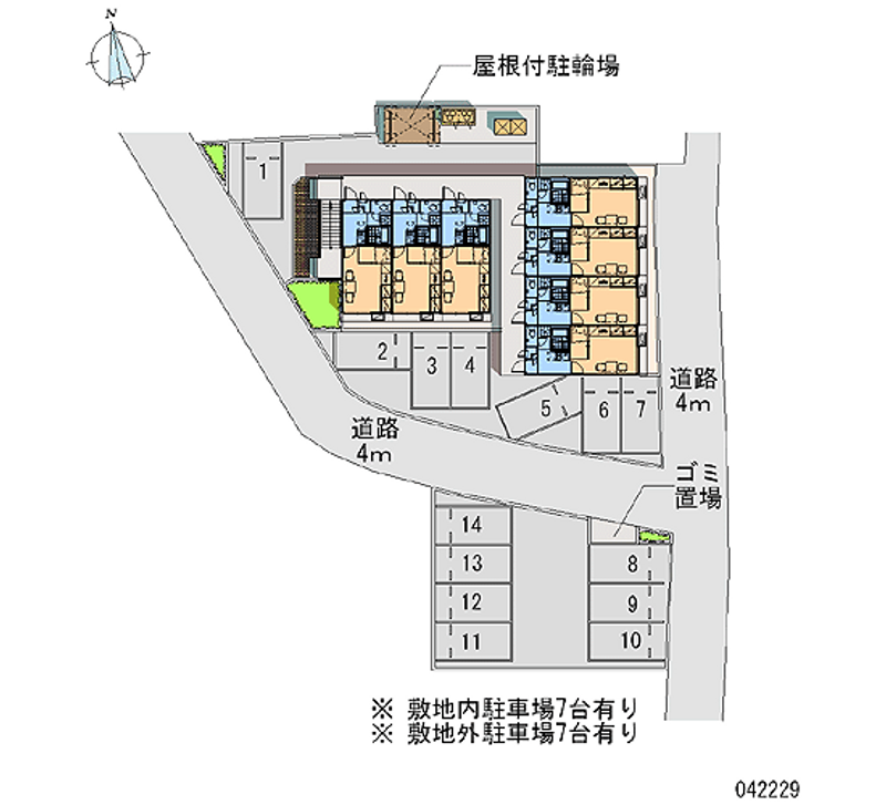 レオパレス神田堀 月極駐車場