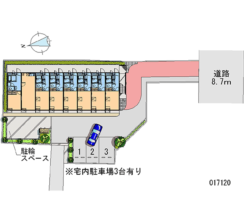 leopalace Excel Asahi 区划图