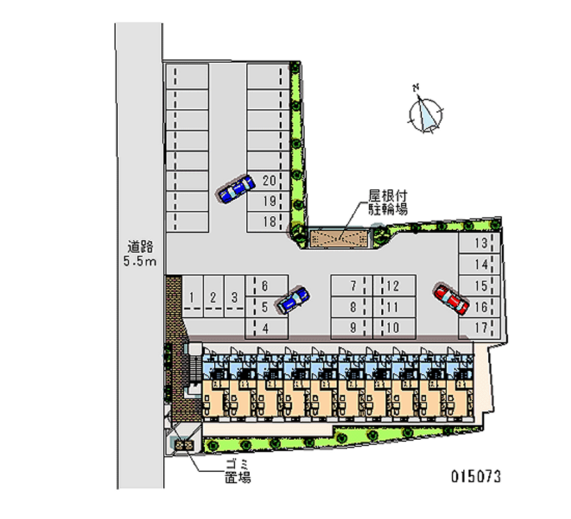 レオパレス葵 月極駐車場