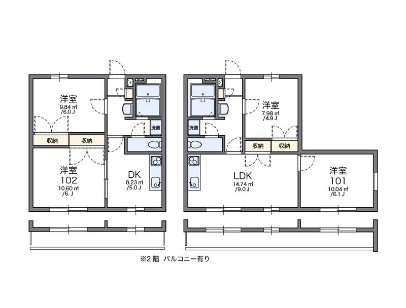 レオパレスＯＩＳＯ 間取図