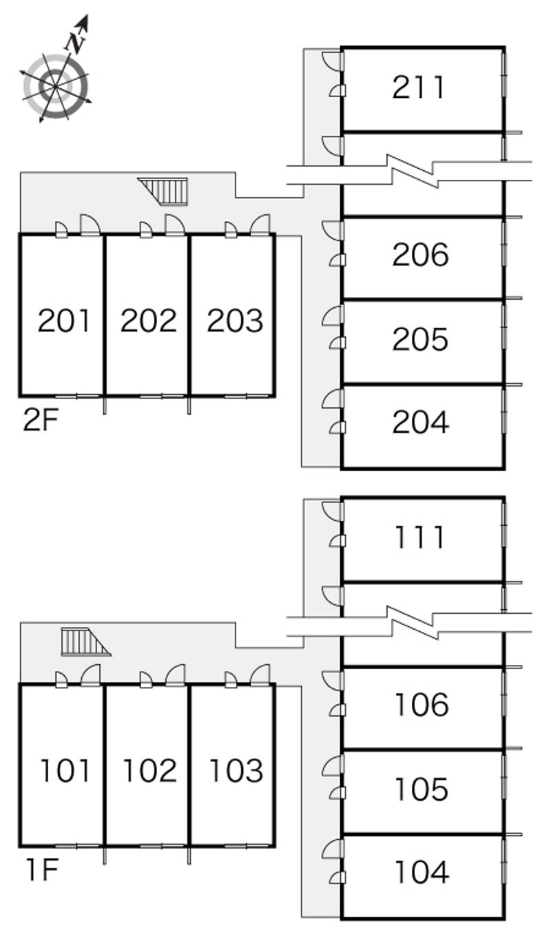 レオパレスＬＴＪ 間取配置図
