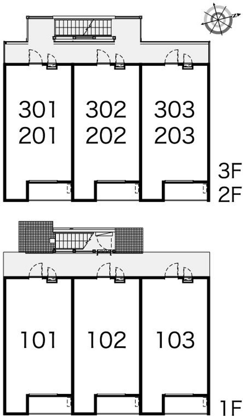 レオネクストサッチモ 間取配置図