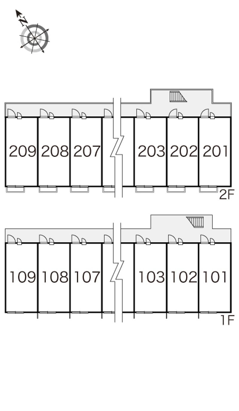 レオパレス来夢 間取り配置図