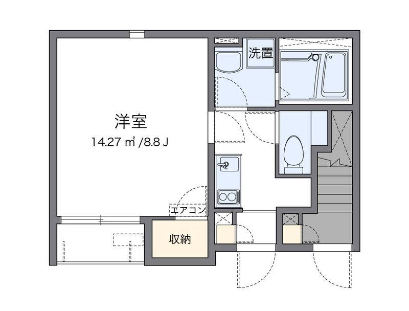 レオネクストかぐや 間取図