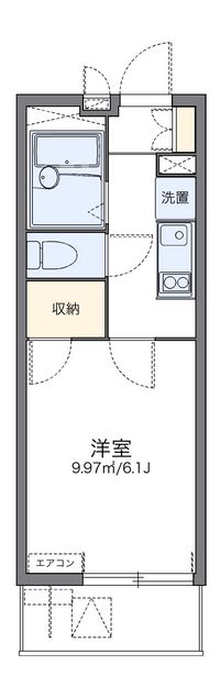 レオパレスカーサ　ドマーニ 間取り図