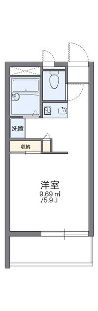 レオパレス志摩 間取り図