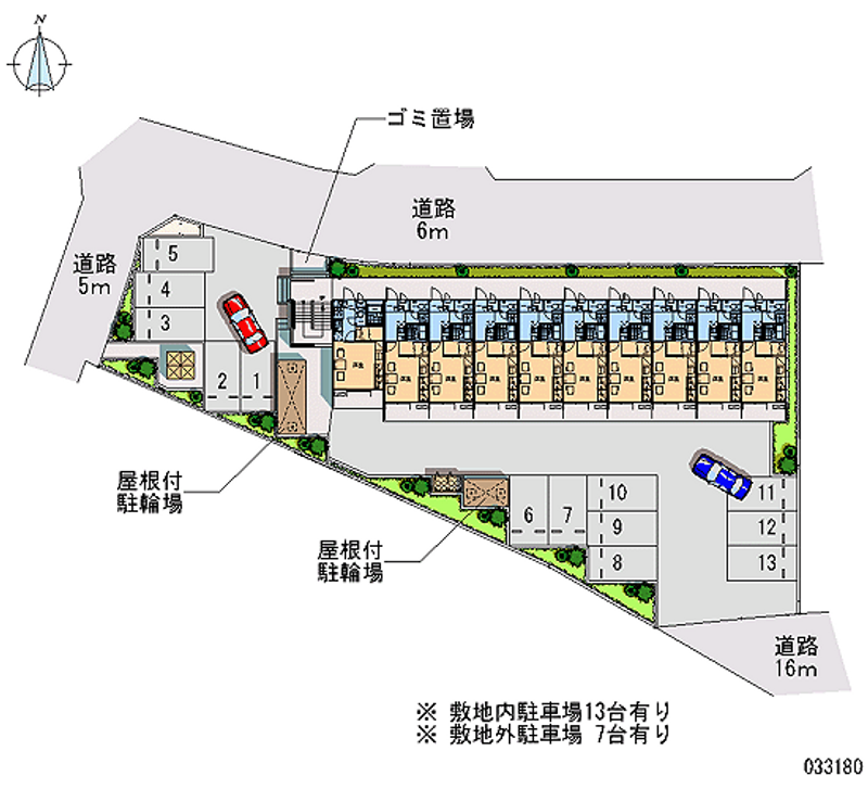 レオパレスソワ　メゾンⅢ 月極駐車場