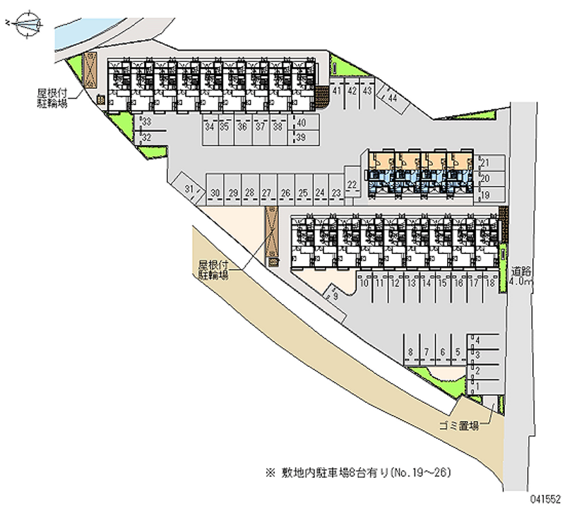 41552 Monthly parking lot