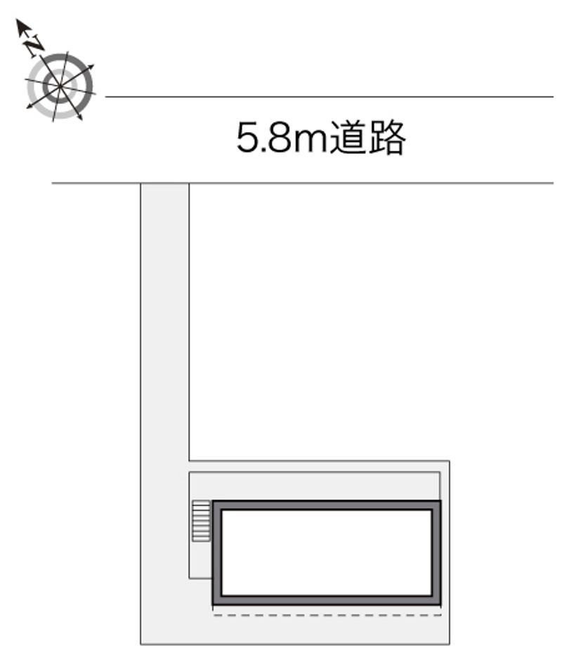 レオパレス四谷 配置図