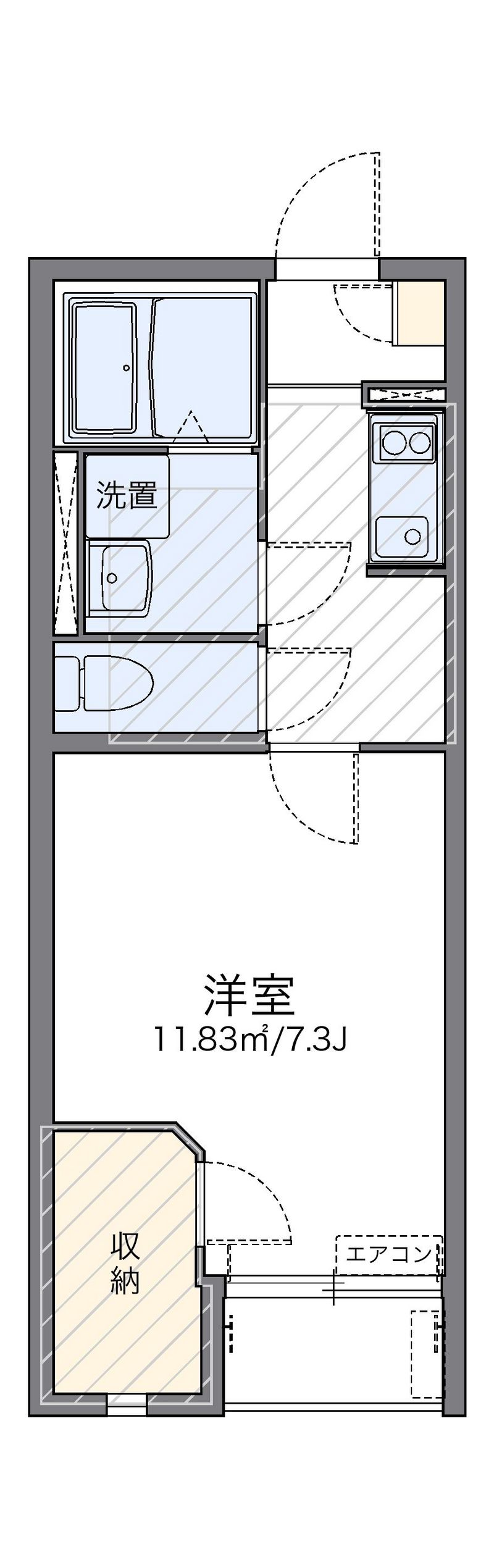 レオネクストグラースⅡ 間取図