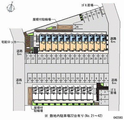 42593 Monthly parking lot